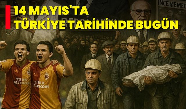 14 Mayıs'ta Türkiye Tarihinde Bugün