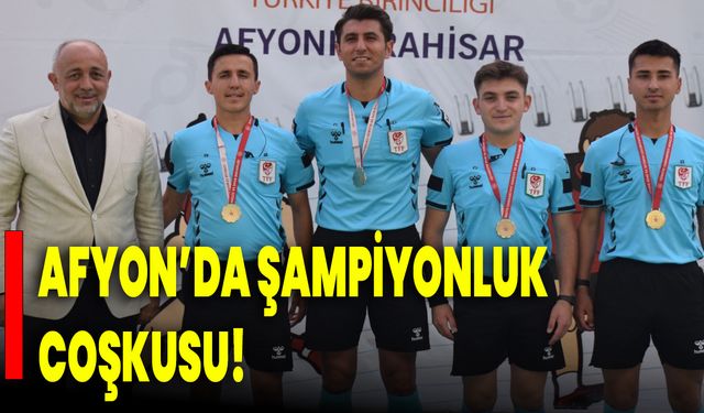 Afyon’da Şampiyonluk Coşkusu!
