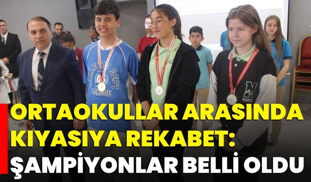 Ortaokullar Arasında Kıyasıya Rekabet: Şampiyonlar Belli Oldu