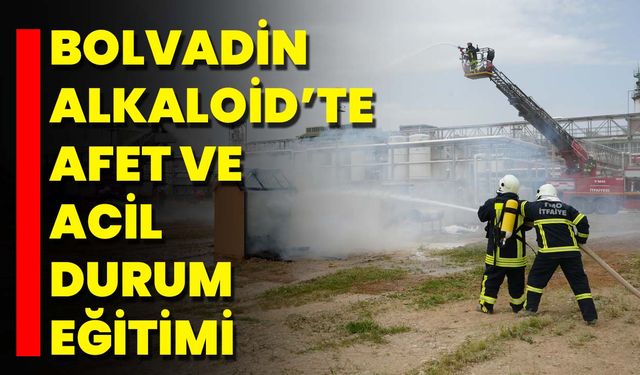 Bolvadin Alkaloid’te Afet Ve Acil Durum Eğitimi