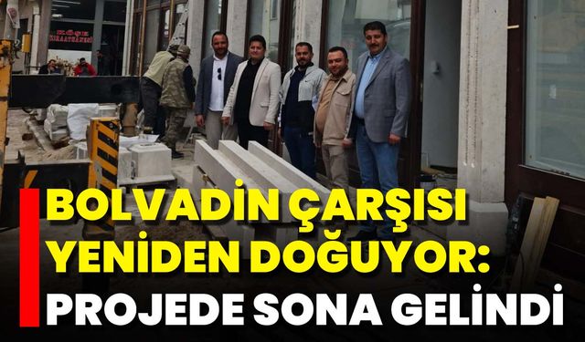 Bolvadin Çarşısı Yeniden Doğuyor: Projede Sona Gelindi