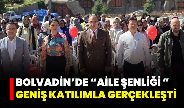Bolvadin’de Aile Şenliği Geniş Katılımla Gerçekleşti