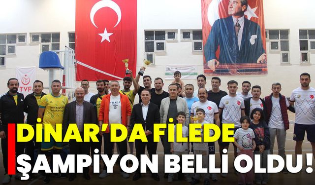 Dinar’da Filede Şampiyon Belli Oldu!