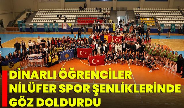 Dinarlı Öğrenciler Nilüfer Spor Şenliklerinde Göz Doldurdu