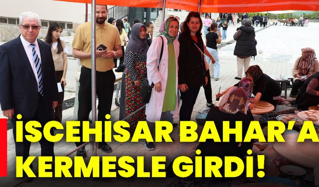 İscehisar bahar’a kermesle girdi!