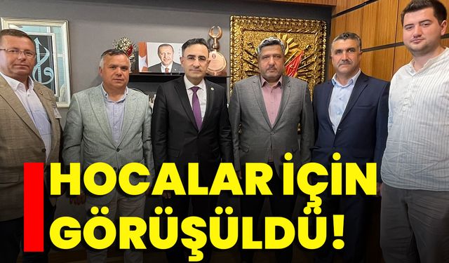 Hocalar İçin Görüşüldü!