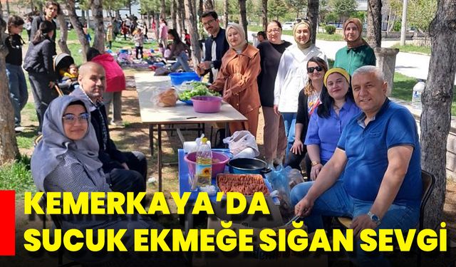 Kemerkaya’da Sucuk Ekmeğe Sığan Sevgi
