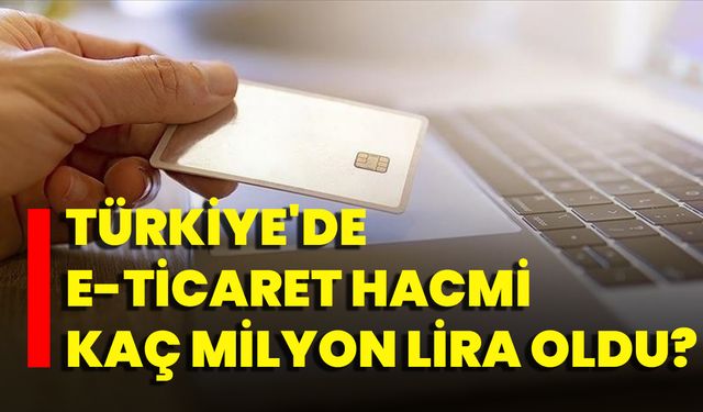 Türkiye'de E-Ticaret Hacmi Kaç Milyon Lira Oldu?