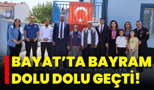 Bayat’ta Bayram Dolu Dolu Geçti!