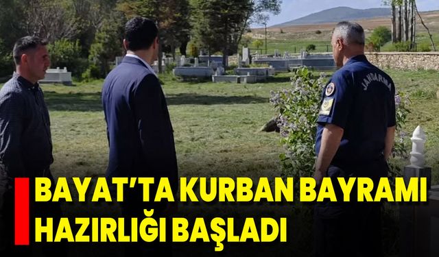 Bayat’ta Kurban Bayramı Hazırlığı Başladı