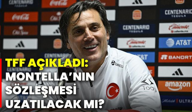 TFF açıkladı: Montella’nın sözleşmesi uzatılacak mı?