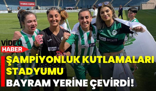 Şampiyonluk Kutlamaları Stadyumu Bayram Yerine Çevirdi!