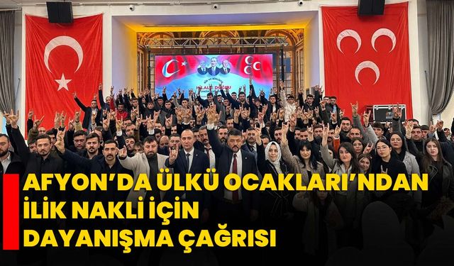 Afyon’da Ülkü Ocakları’ndan ilik nakli için dayanışma çağrısı