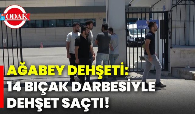 Ağabey dehşeti: 14 bıçak darbesiyle dehşet saçtı!