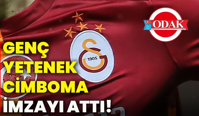 Genç yetenek, cimboma imzayı attı!