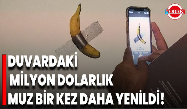 Duvardaki 6.2 Milyon Dolarlık Muz Bir Kez Daha Yenildi!