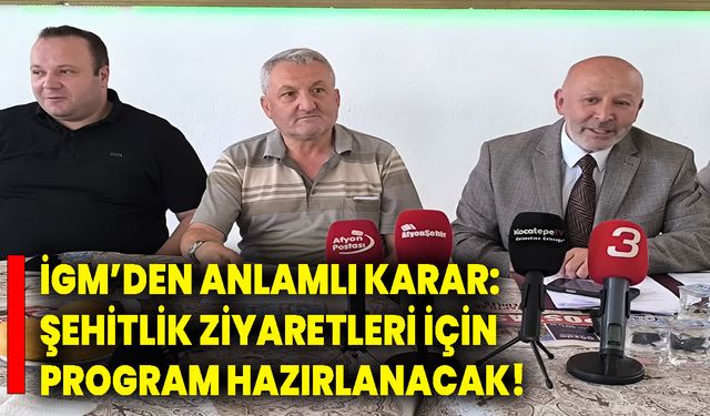 İGM’den Anlamlı Karar: Şehitlik Ziyaretleri İçin Program Hazırlanacak!