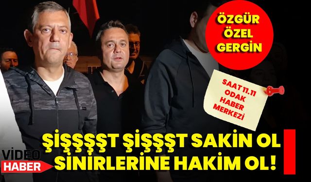 Şışşşşt şışşşt sakin ol, Sinirlerine hakim ol!