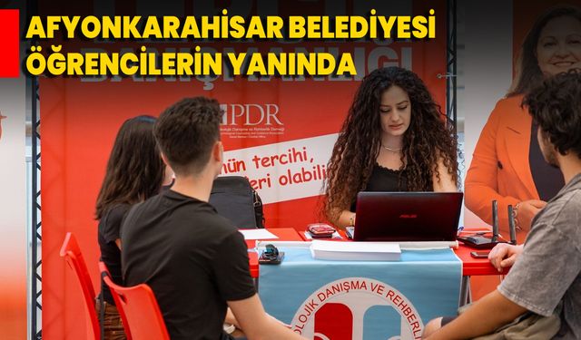 Afyonkarahisar Belediyesi Öğrencilerin Yanında