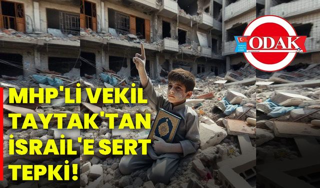 MHP'li Vekil Taytak'tan İsrail'e sert tepki!