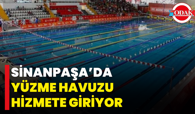 Sinanpaşa’da Yüzme Havuzu Hizmete Giriyor