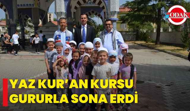 Yaz Kur’an Kursu Gururla Sona Erdi
