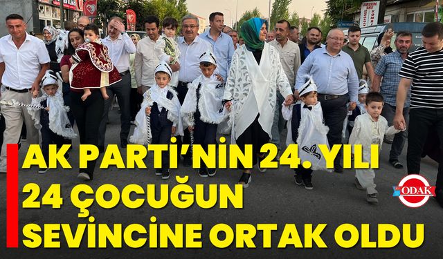 AK Parti’nin 24. Yılı, 24 Çocuğun Sevincine Ortak Oldu