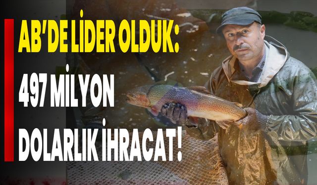 AB’DE Lider Olduk: 497 Milyon Dolarlık İhracat!