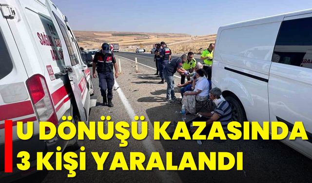 U Dönüşü Kazasında 3 Kişi Yaralandı