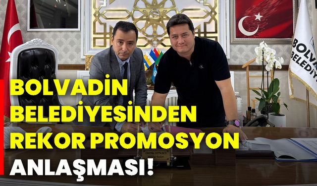 Bolvadin Belediyesinden rekor promosyon anlaşması!