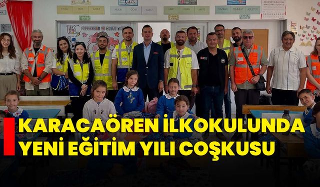 Karacaören İlkokulunda Yeni Eğitim Yılı Coşkusu