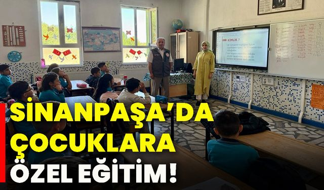 Sinanpaşa’da çocuklara özel eğitim!