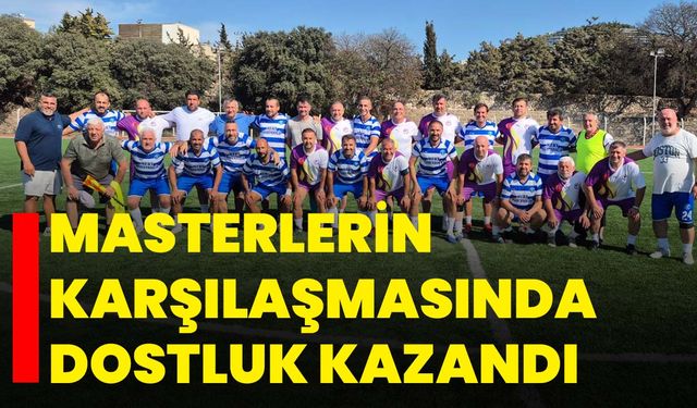 Masterlerin karşılaşmasında dostluk kazandı