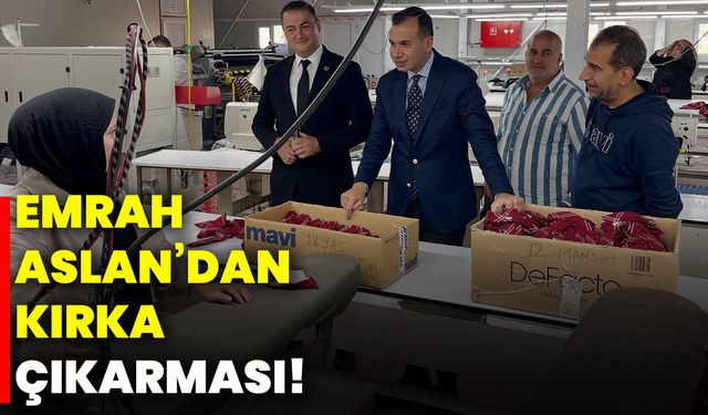 Emrah Aslan’dan Kırka çıkarması!