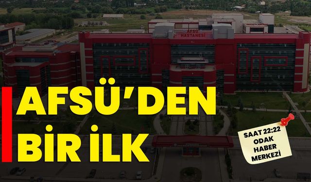 AFSÜ’den bir ilk!
