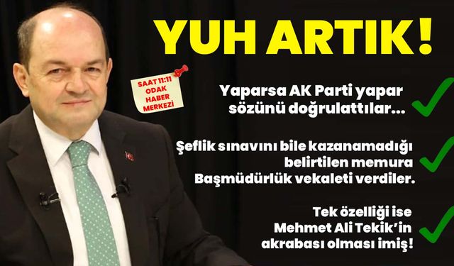 Yuh artık!