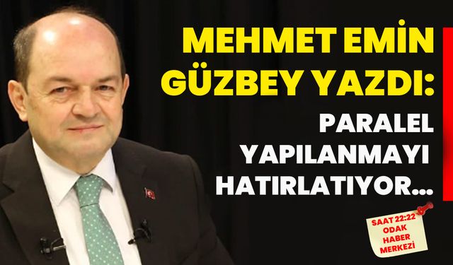 Paralel yapılanmayı hatırlatıyor…