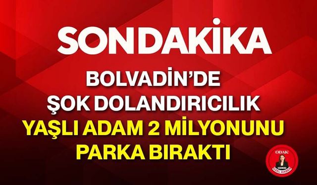 Bolvadin’de Şok Dolandırıcılık: Yaşlı Adam 2 Milyonunu Parka Bıraktı