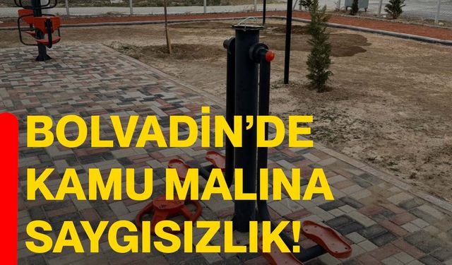 Bolvadin’de kamu malına saygısızlık!