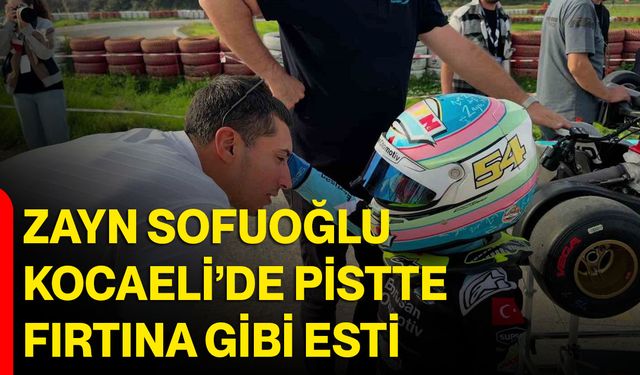 Zayn Sofuoğlu, Kocaeli’de pistte fırtına gibi esti
