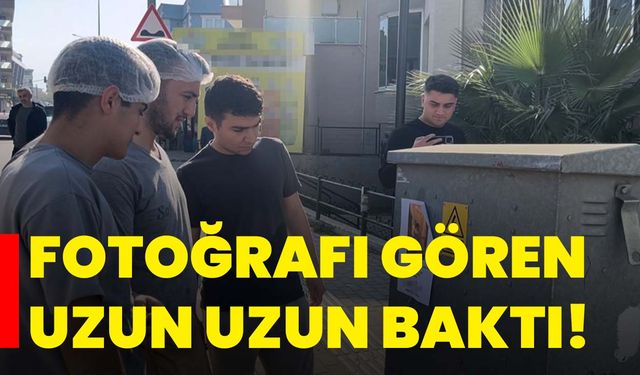 Fotoğrafı gören uzun uzun baktı!