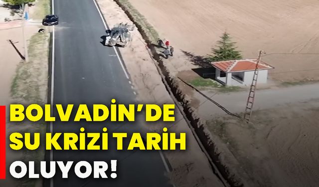 Bolvadin’de su krizi tarih oluyor!