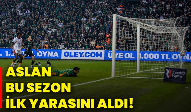 Aslan bu sezon ilk yarasını aldı!