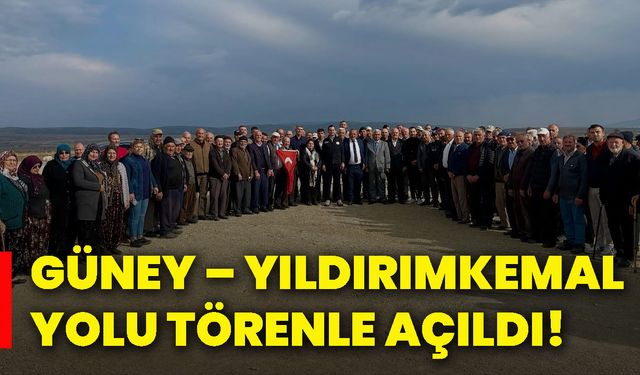 Güney – Yıldırımkemal yolu törenle açıldı