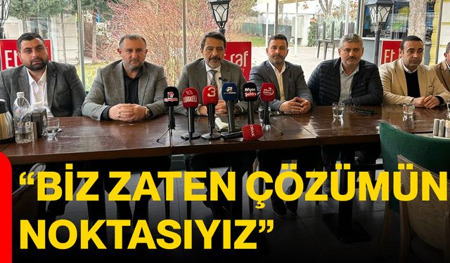 “Biz Zaten Çözümün Noktasıyız”