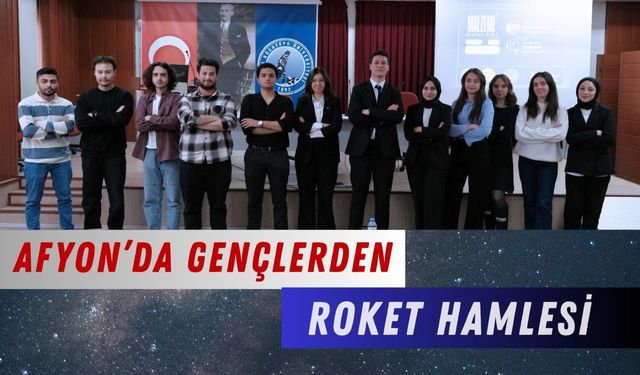 Afyon’da Gençlerden Roket Hamlesi