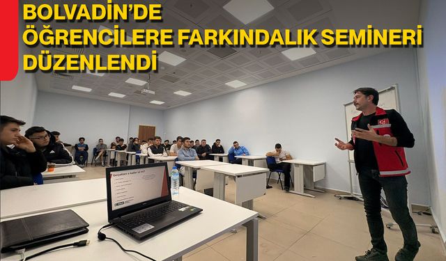 Bolvadin’de Öğrencilere Farkındalık Semineri Düzenlendi