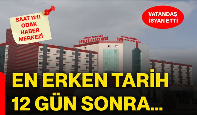 En erken tarih 12 gün sonra… Vatandaş isyan etti