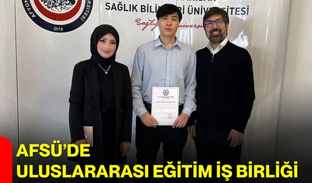 AFSÜ’de Uluslararası Eğitim İş Birliği