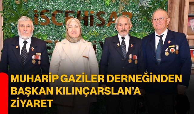 Muharip Gaziler Derneğinden, Başkan Seyhan Kılınçarslan’a Ziyaret